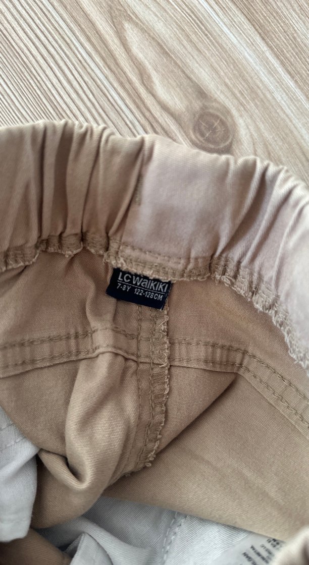 Bej Keten Erkek Çocuk Pantolonu - Görsel 3