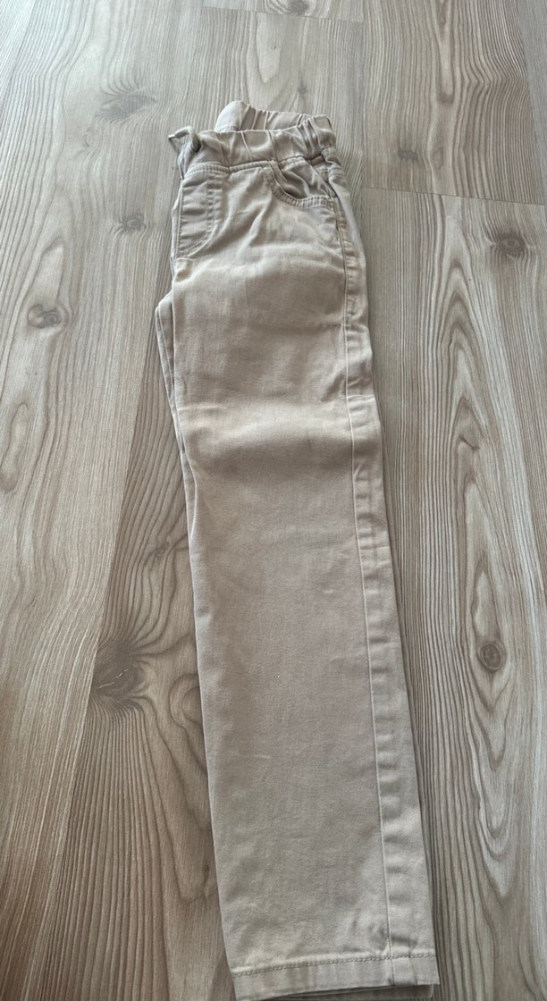 Bej Keten Erkek Çocuk Pantolonu - Görsel 2