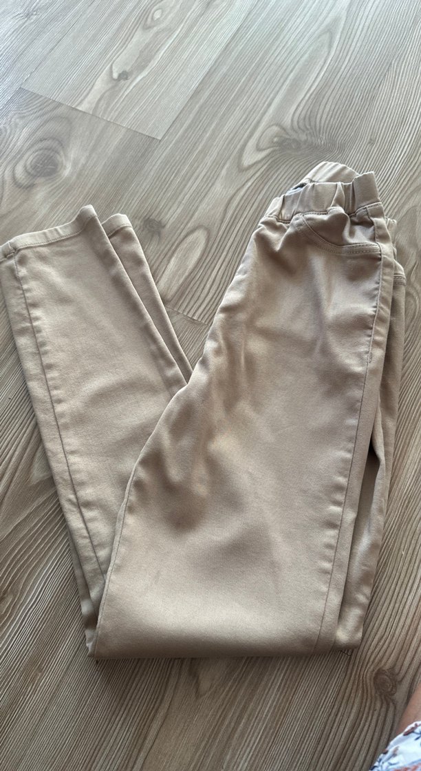 Bej çocuk 11-12 yaş okul pantalonu - Görsel 2