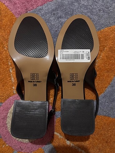 Bambi siyah mary jane topuklu ayakkabı - Görsel 5