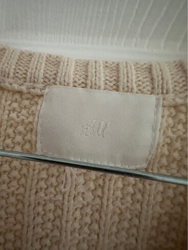 H&M Hm hırka krem rengi