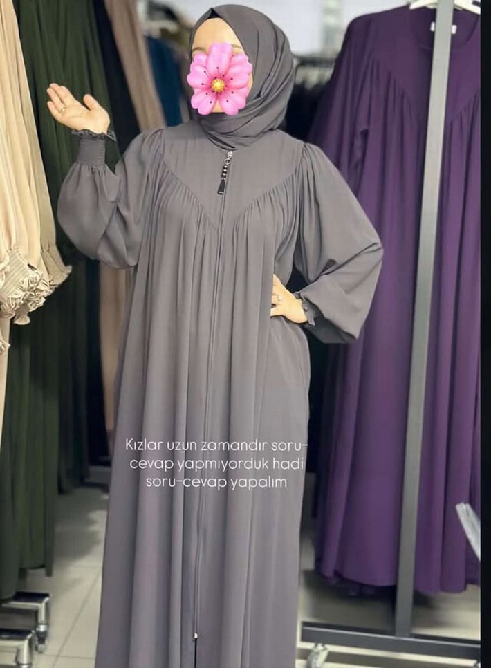 Robalı Elbise Ferace - Görsel 2