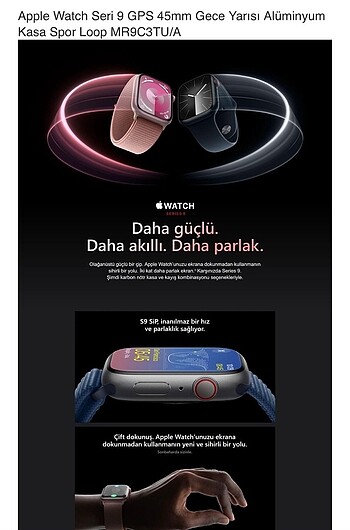 Apple watch 9 series
 - Görsel 10