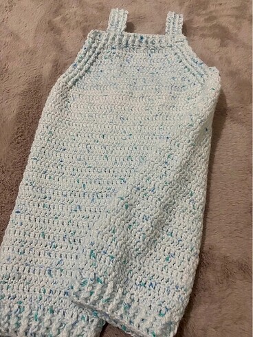 Erkek & kız bebek örme tulum - Görsel 4