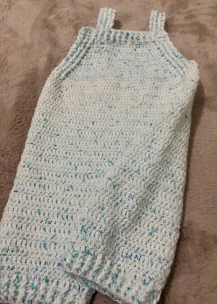 Erkek & kız bebek örme tulum - Görsel 4