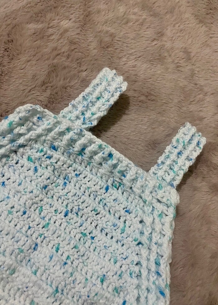 Erkek & kız bebek örme tulum - Görsel 5