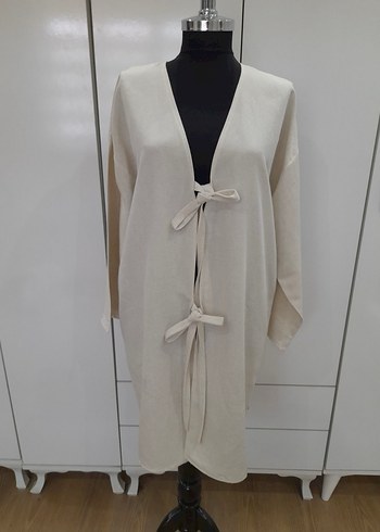 Diğer Bohem Uzun Keten Kadın Kimono