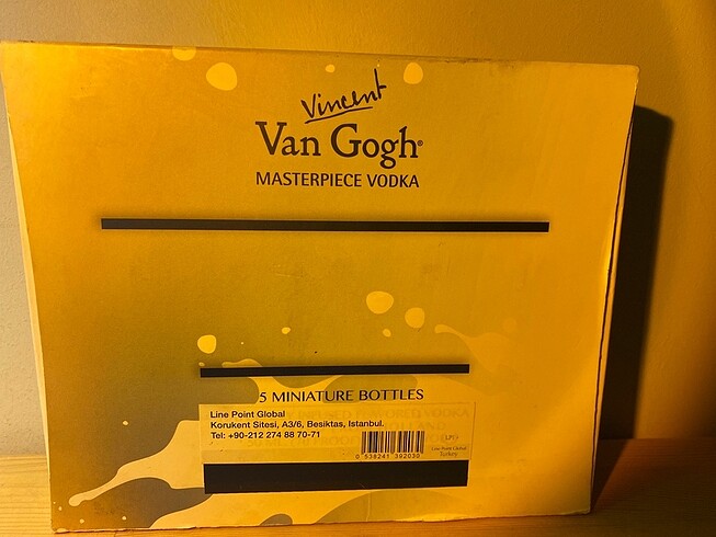  Beden çeşitli Renk Van Gogh 5'li Votka Şişesi