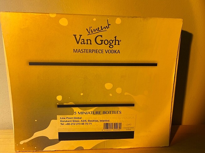 Beden çeşitli Renk Van Gogh 5'li Votka Şişesi