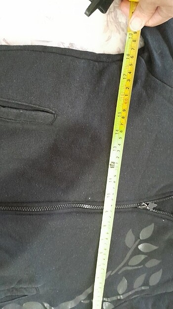 11-12 Yaş Beden siyah Renk Doga koleji Sweat