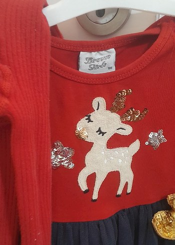 3lü takım Brezee 1.yaş elbise  10 ay 18 ay arası - Görsel 2