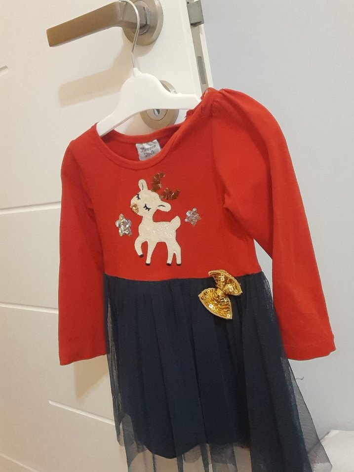 3lü takım Brezee 1.yaş elbise  10 ay 18 ay arası - Görsel 5