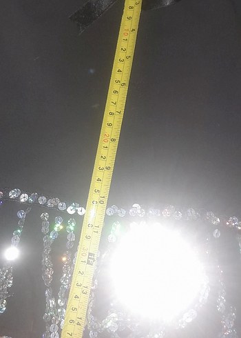 Kız Çocuk Siyah Payetli Dar Kesim Etek 7.8 yaş - Görsel 3