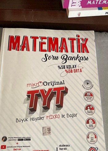 Mikro Orijinal TYT Matematik Soru Bankası