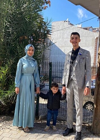 s Beden Tesettür abiye şalı ile