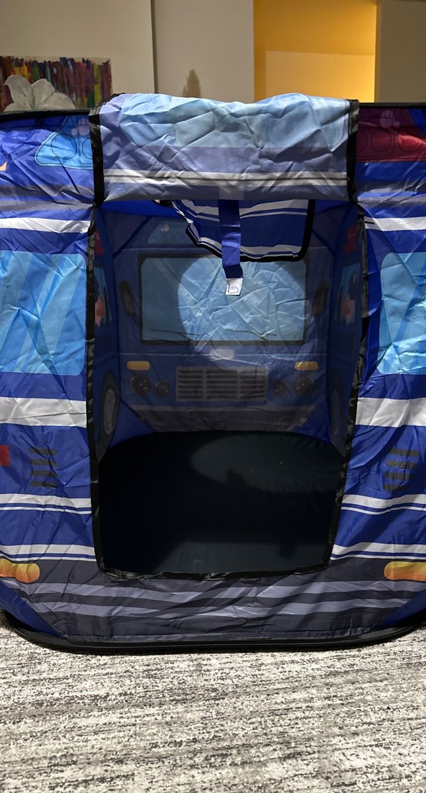 Koyu Mavi Polis Temalı Oyun Çadırı - Görsel 5
