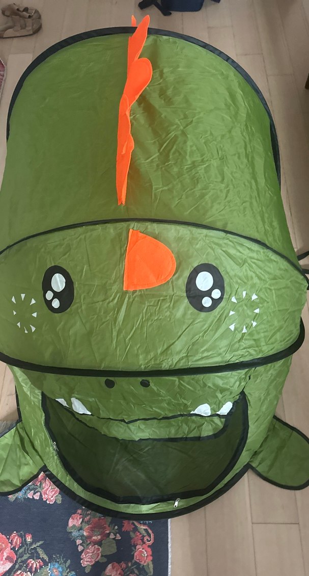 Çocuklar için Yeşil Dinozor Oyun Matı - Görsel 2