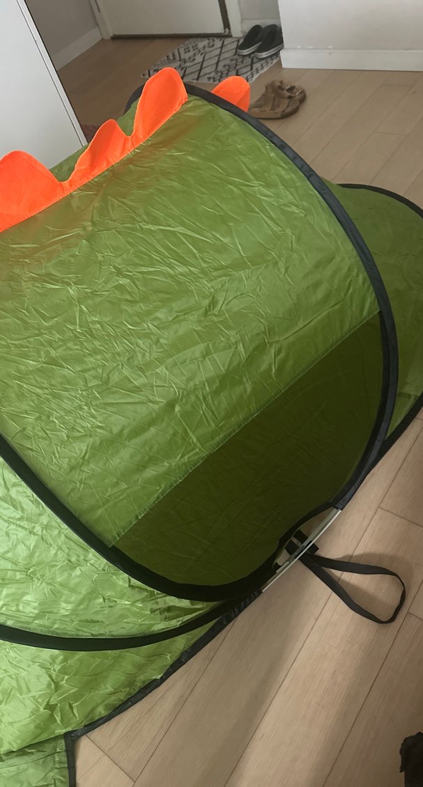 Çocuklar için Yeşil Dinozor Oyun Matı - Görsel 3