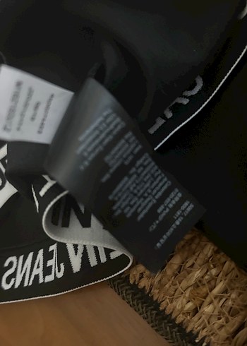 Calvin Klein Siyah Crop Sweatshirt - Görsel 5