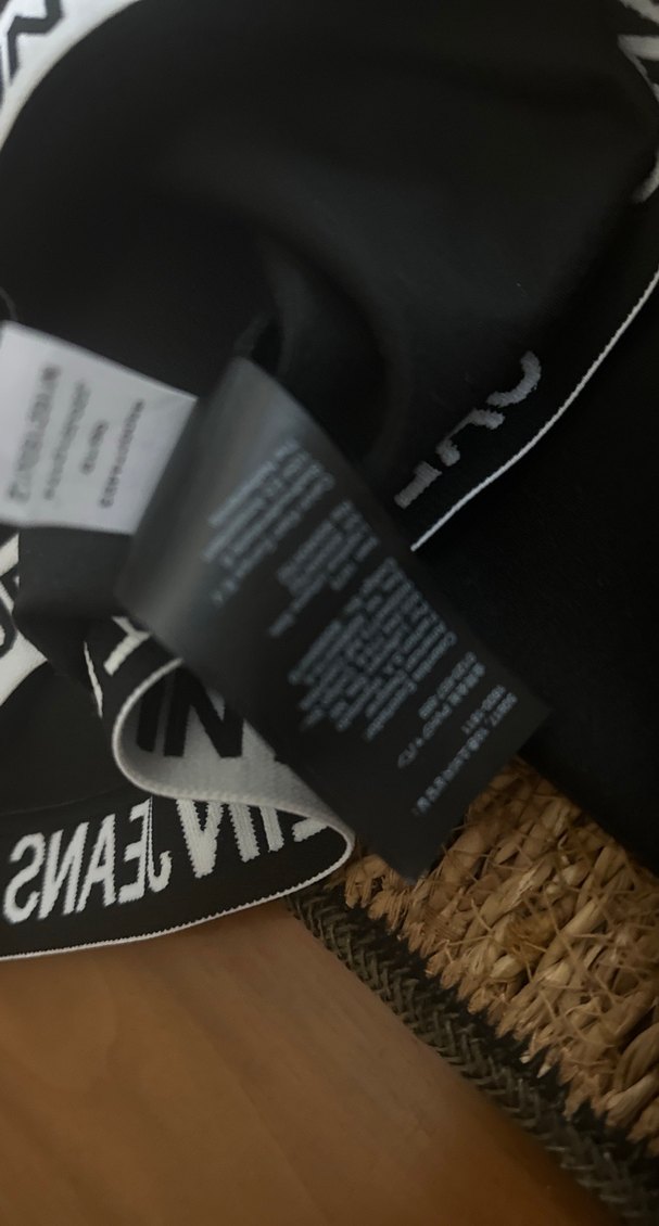 Calvin Klein Siyah Crop Sweatshirt - Görsel 5