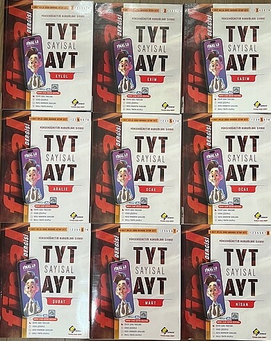 Final DERSHANESİ TYT + AYT aylık dergiler