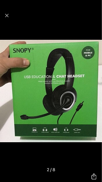 Mikrofonlu kulaklık - Görsel 2