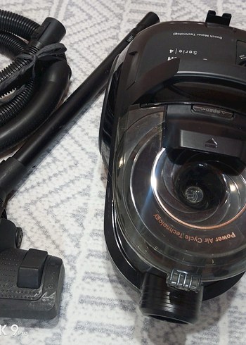 Siyah Bosch Elektrikli Süpürge - Görsel 3