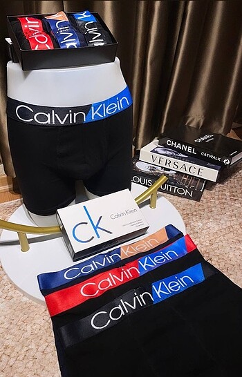 Calvin Klein 3lü Boxer
