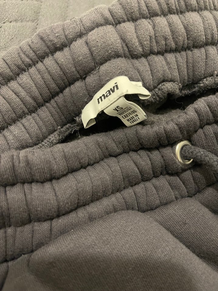 Mavi Gri Erkek Fermuarlı Sweatpant - Görsel 5