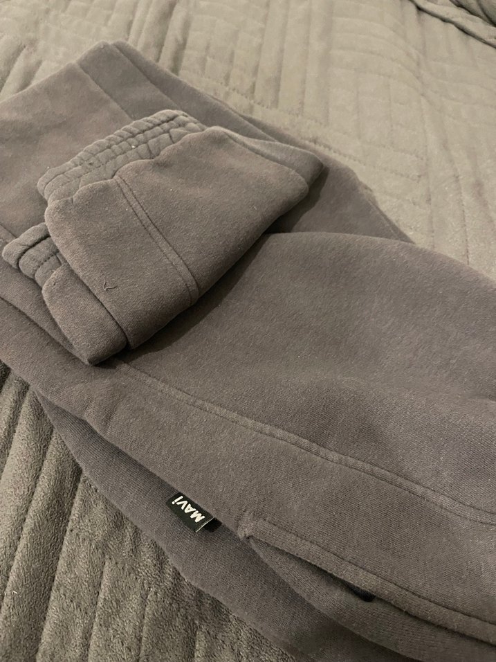 Mavi Gri Erkek Fermuarlı Sweatpant - Görsel 4