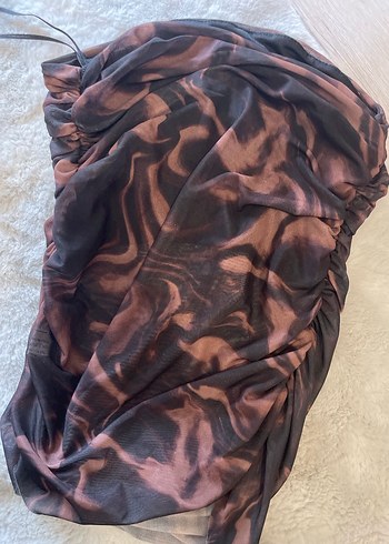 Kadın Kahverengi crop - Görsel 2