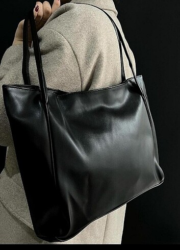  Beden siyah Renk Büyük boy kadın kol çantası