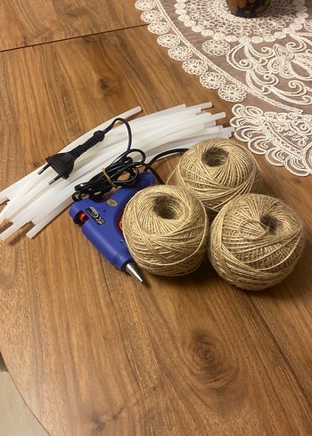 Sıcak Tutkal Tabancası ve İp Seti - Görsel 3