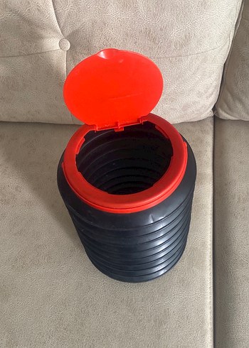 Katlanabilir Siyah Taşınabilir Tabure - Görsel 4