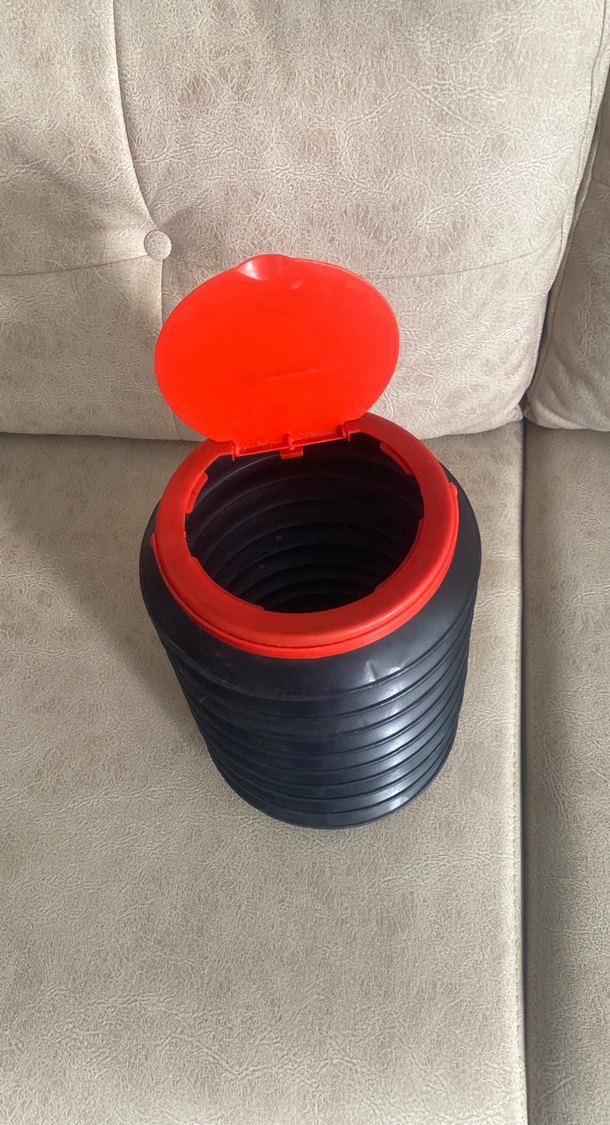 Katlanabilir Siyah Taşınabilir Tabure - Görsel 4