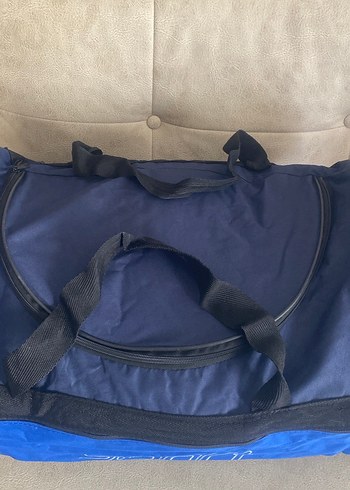 Mavi Fermuarlı Erkek Spor Çantası - Görsel 2