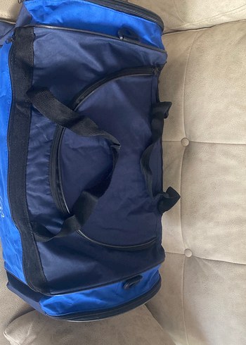 Mavi Fermuarlı Erkek Spor Çantası - Görsel 3