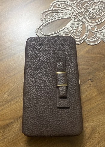 Kahverengi Deri Fermuarlı Kadın Cüzdanı - Görsel 2