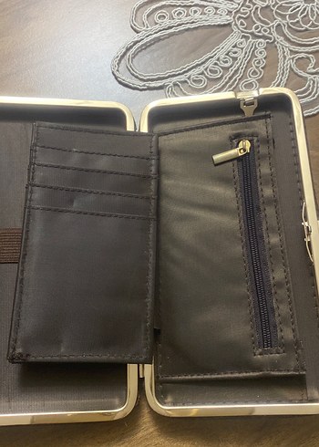 Kahverengi Deri Fermuarlı Kadın Cüzdanı - Görsel 4