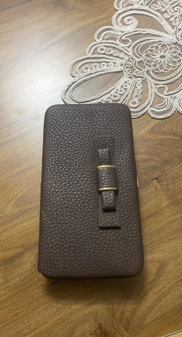 Kahverengi Deri Fermuarlı Kadın Cüzdanı - Görsel 2