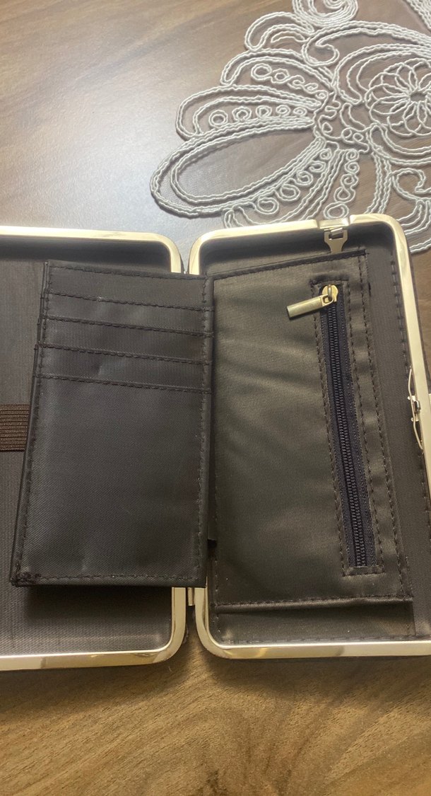 Kahverengi Deri Fermuarlı Kadın Cüzdanı - Görsel 4