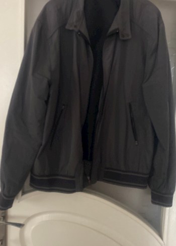 Siyah Fermuarlı Erkek Ceket - Görsel 2