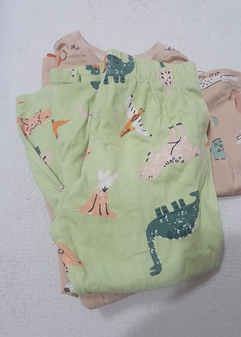 24-36 Ay Beden Erkek Çocuk Baskılı Uzun Kollu Pijama Takımı