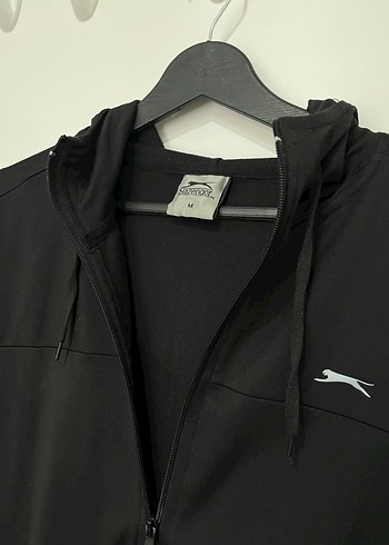 Siyah Kapüşonlu Fermuarlı Erkek Sweatshirt - Görsel 3