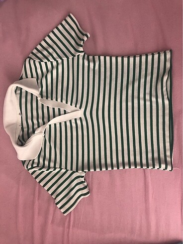 Defacto polo yaka crop bluz
