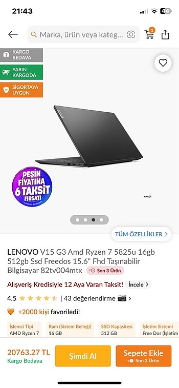 Lenovo Lenova bilgisayar