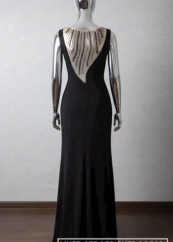 Siyah Abiye Elbise - Görsel 2