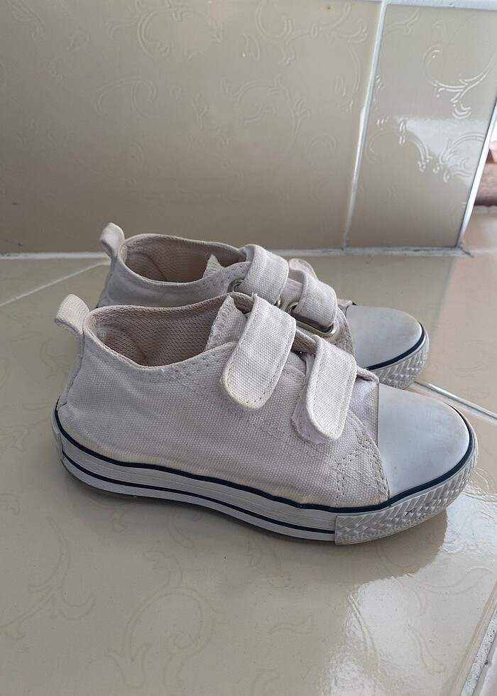 Çocuk Unisex Beyaz Sneaker Ayakkabı - Görsel 2