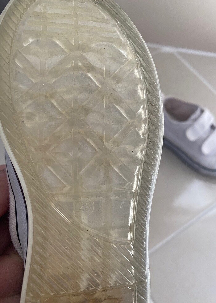 Çocuk Unisex Beyaz Sneaker Ayakkabı - Görsel 5