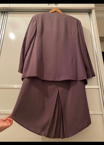 Uzun Kollu Kadın 3 parçalı Takım (abiye) - Görsel 3